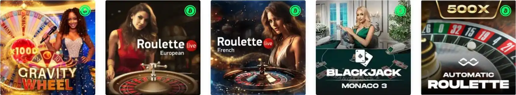 Rocket Casino live roulette and blackjack
